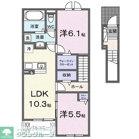 サンリットプレイスの物件間取画像